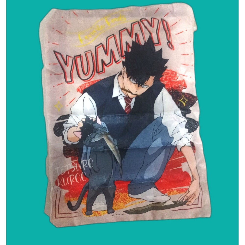 Tetsuro Kuuro Haikyuu! large flat pouch